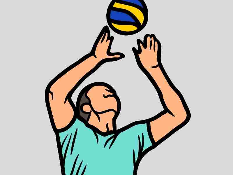 Overhead Pass in Volleyball
